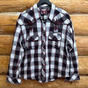 Men's Western Plaid Shirt